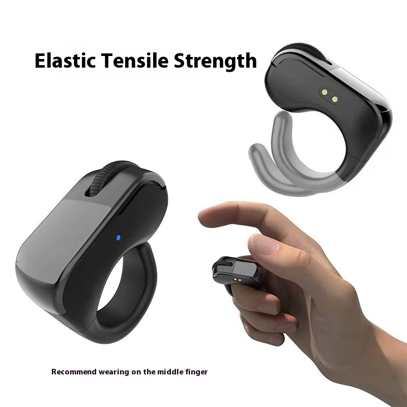 Bluetooth 2.4G Dual-Mode Rechargeable Ring Mouse
