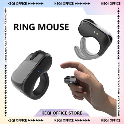 Bluetooth 2.4G Dual-Mode Rechargeable Ring Mouse