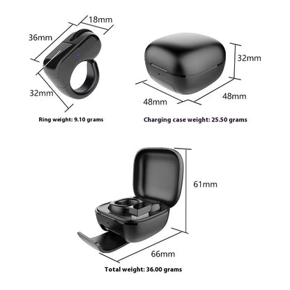Bluetooth 2.4G Dual-Mode Rechargeable Ring Mouse